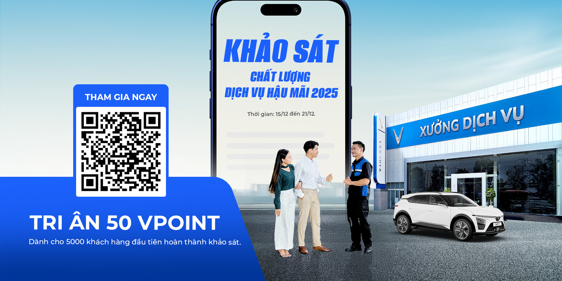 Cùng VinFast kiến tạo dịch vụ hậu mãi