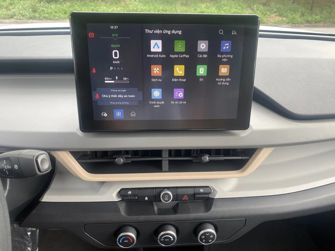 VF 3 bản mới được trang bị Apple Carplay v&agrave; Android Auto 