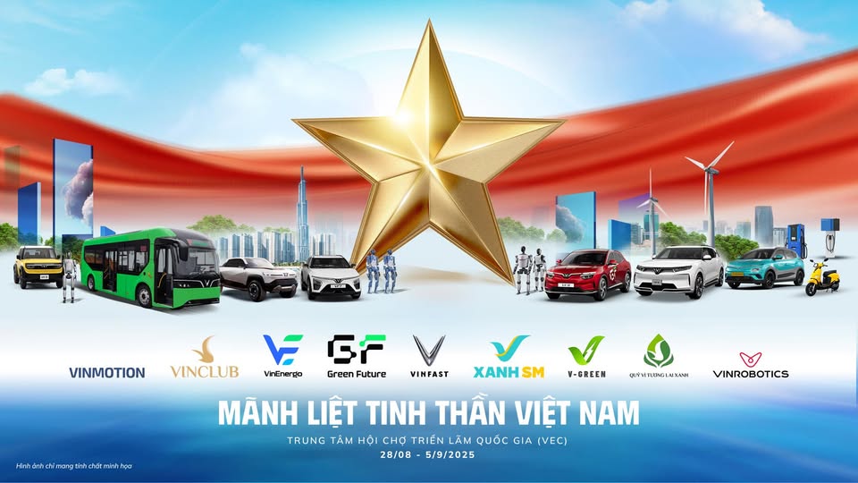 VinFast đồng hành cùng triển lãm kỉ niệm 80 năm Quốc Khánh 2/9